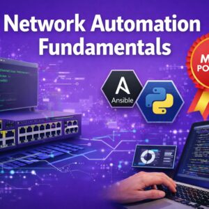 Network automation fundamentals course using Python, Ansible, and modern automation tools
