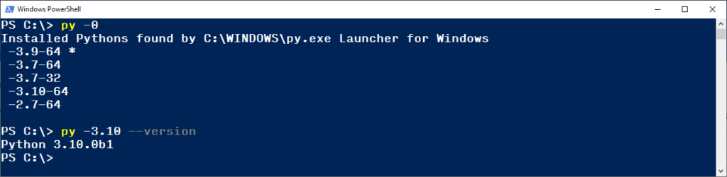 Displaying The Version of The Python Interpreter