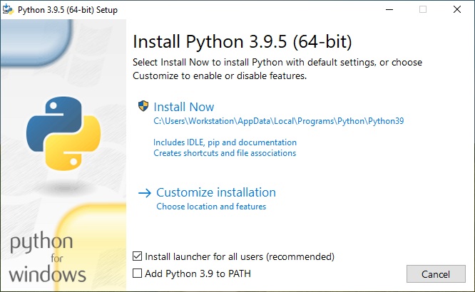 Python Installation
